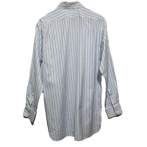 Burberry London Striped Button up Dress Shirt Size 16 | 41 Preppy Career Office - Picture 2 of 7
